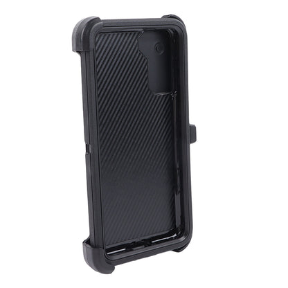 Phone Case for Galaxy S21 UltraRugged with Port Protection Includes Protective Case Clip Kickstand Black