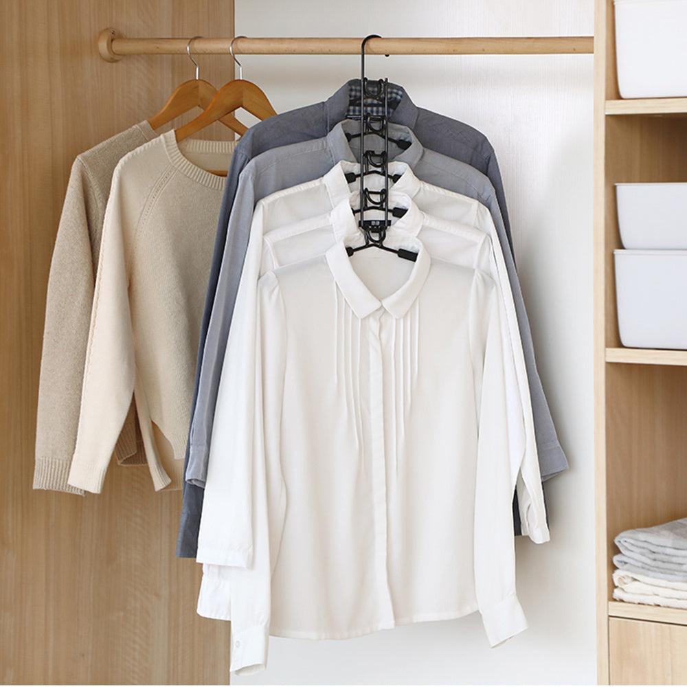 Multifunctional multi-layer clothes hanger wardrobe kitchen