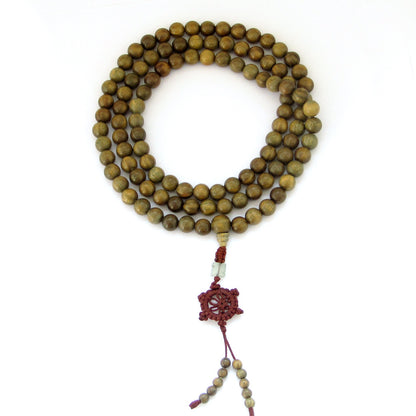 Natural sandalwood beads