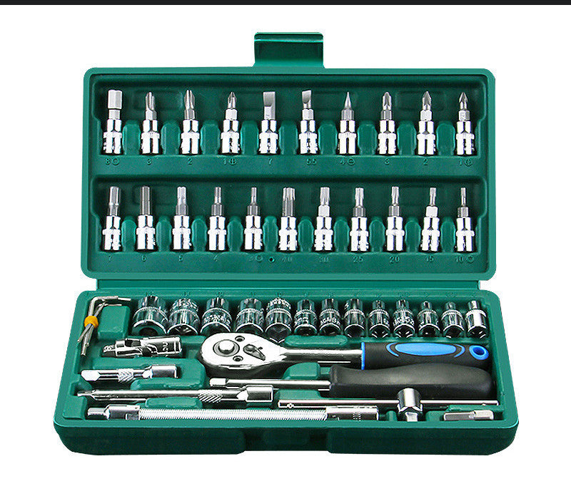 Socket wrench set fast socket wrench set