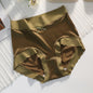 Women's Mid Waist Comfortable Satin Ice Silk Underwear