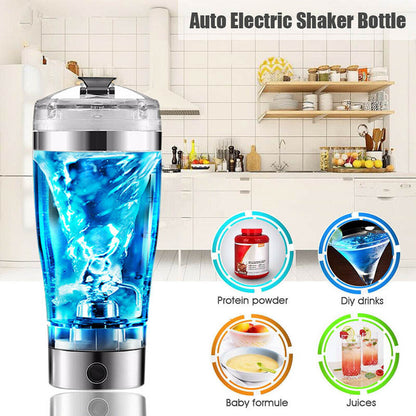 Agitator electric de shake de proteine ​​Sticla de shake cu USB Blender de cafea cu lapte Fierbător de sport și fitness Încărcare cu agitator electric