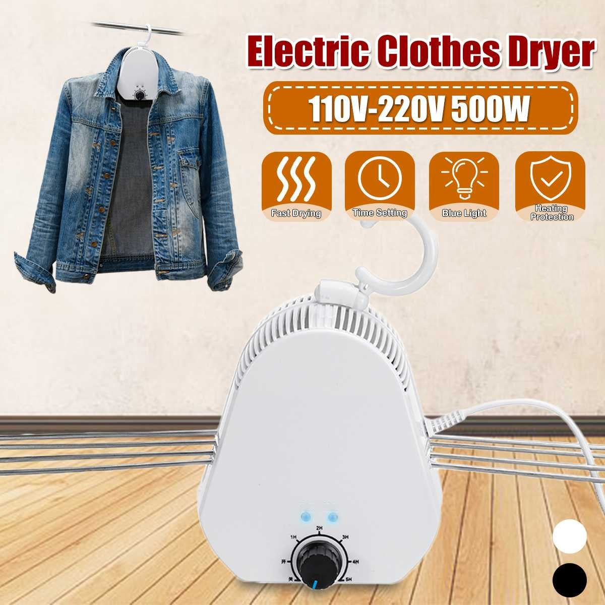 Travel Portable Electric Air Clothes Dryer Folding Fast Drying Machine Laundry Drying Clothes Hanger