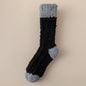 Coral Fleece Socks Women's Thickened Thermal Middle Tube