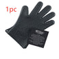 Food Grade Silicone Heat Resistant BBQ Glove Silicone Oven Mitts