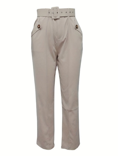 Women's Fashionable Casual Solid Color Pants