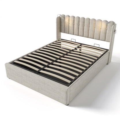 Linen Storage Space Bed Frame