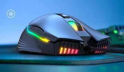 Gaming gaming mouse seven-speed DPI adjustable RGB light