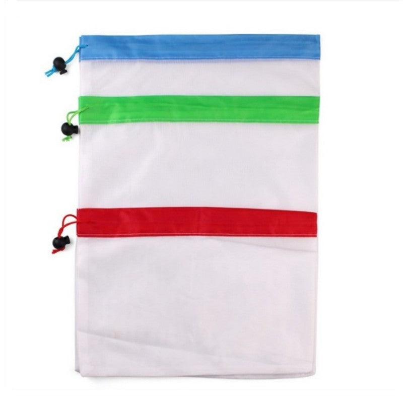 Fruit and vegetable multi-functional splicing beam mouth mesh bag suit combination