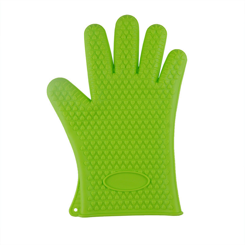 Food Grade Silicone Heat Resistant BBQ Glove Silicone Oven Mitts