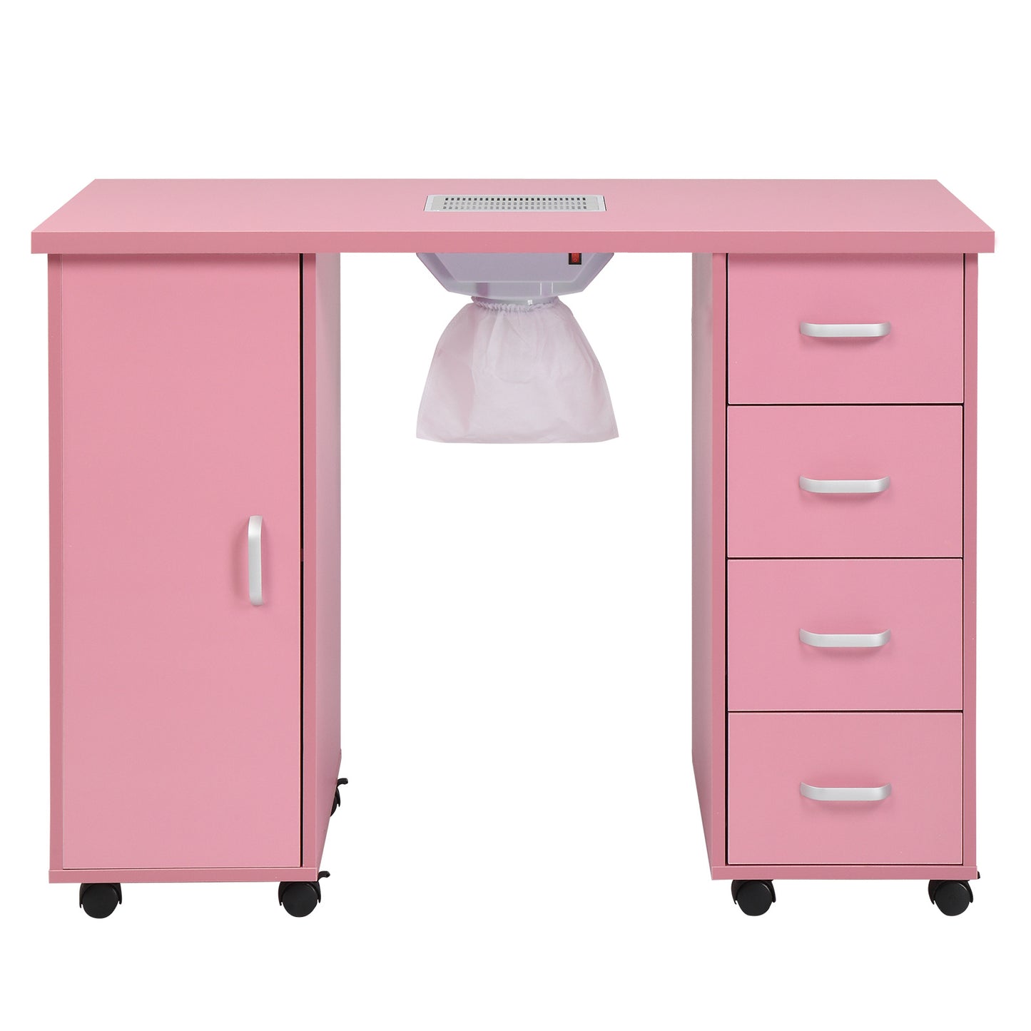 MDF Single Door 4 Drawers With Fans, Nail Art Table