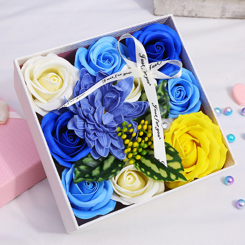 Creative Mother's Day Rose Flower Gift Soap Flower Box