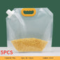 Kitchen Storage Bag Grain Moisture-proof Sealed Bag Insect-proof Transparent Portable Food-grade Transparent Storage Bag