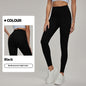 High Waist Hip Lift Seamless Waist Slimming Workout Pants