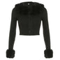 Short Breasted Cardigan Long Sleeve Coat For Women