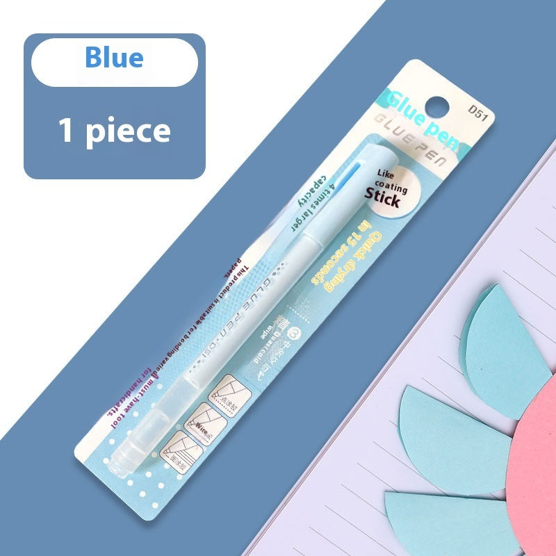 Children's Handmade Hand Account Quick-drying Glue Student Creativity Color Dispensing Pen