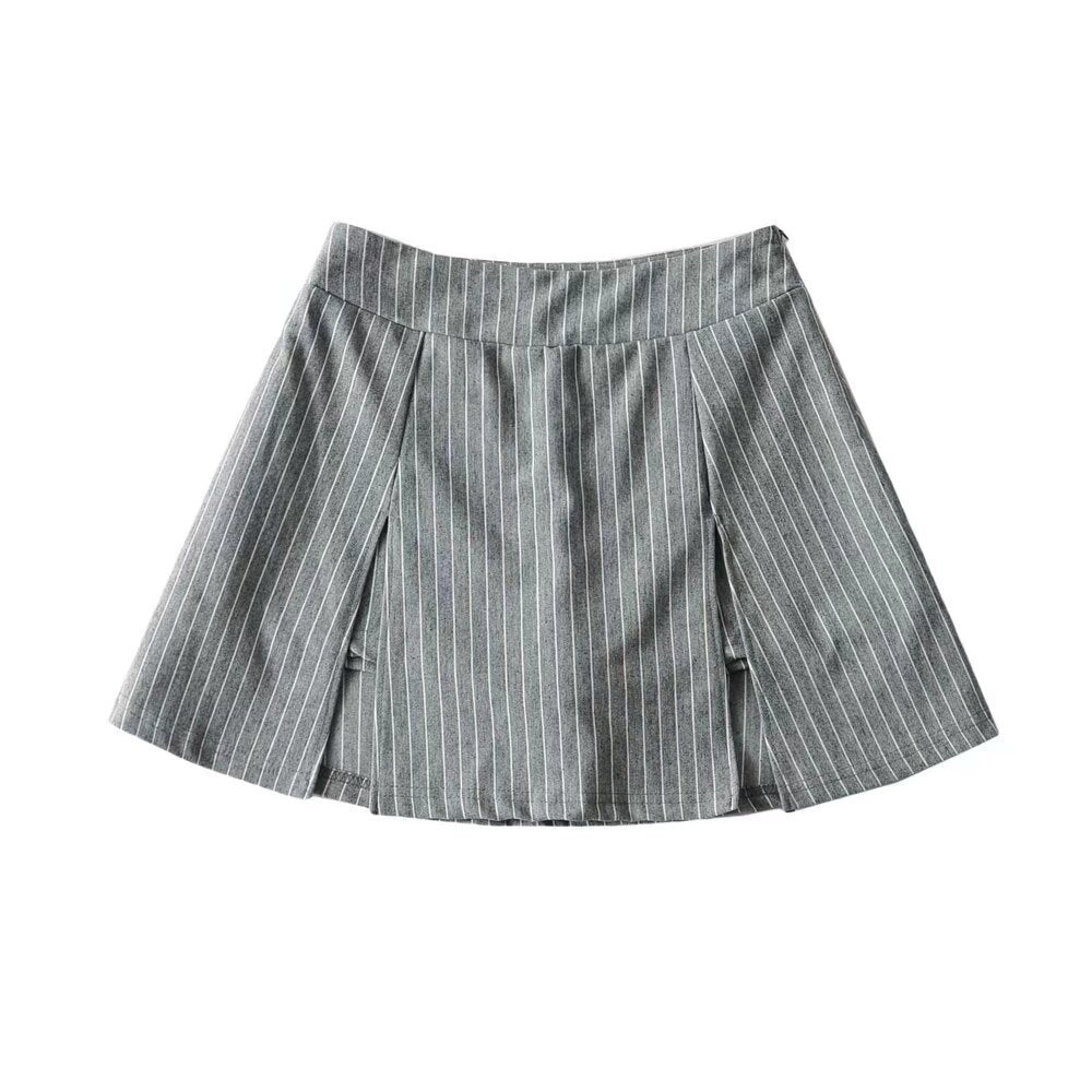 Exposure-proof Belt Lined Short Skirt