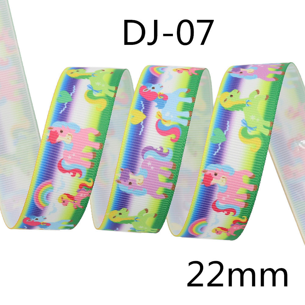 Thermal Transfer Rib Ribbon DIY Handmade Accessories