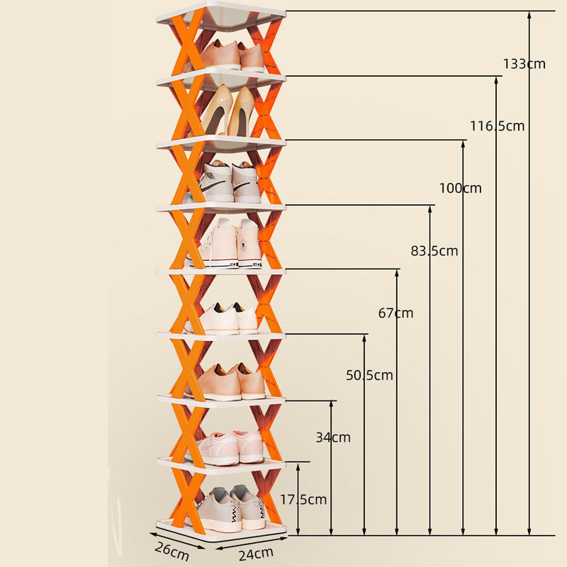 Multi-layer Creative Shoe Rack Household Installation-free Folding