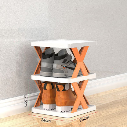 Multi-layer Creative Shoe Rack Household Installation-free Folding