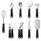 Creative Plastic Handle Stainless Steel Kitchen Utensils