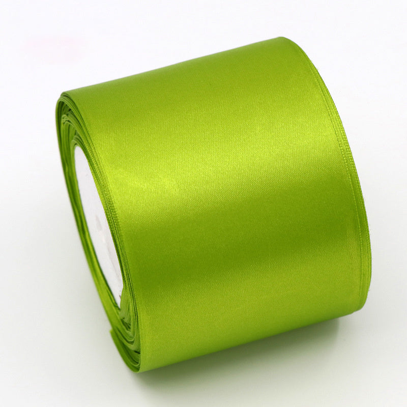 8CM Wide Ribbon Silk Colored Ribbons Wedding Supplies