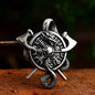 Viking Double Axe Titanium Steel Pendant