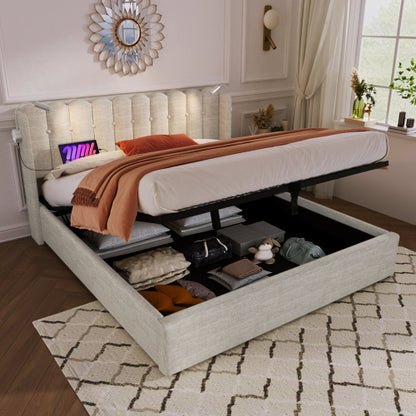 Linen Storage Space Bed Frame