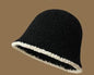 Autumn And Winter Slim-looking Knitted Bucket Confinement Hat