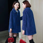 Women's Thick Faux Cashmere Coat Mid-length