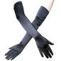 Women's Long Dress Satin Gloves