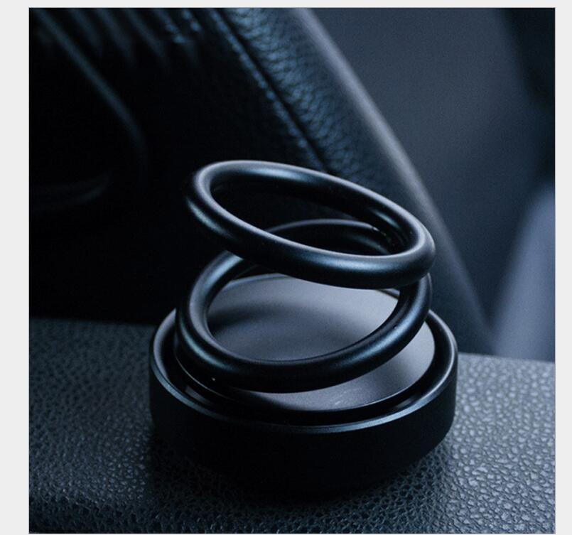 Solar Auto Rotation Car Air Freshener Perfume Seat