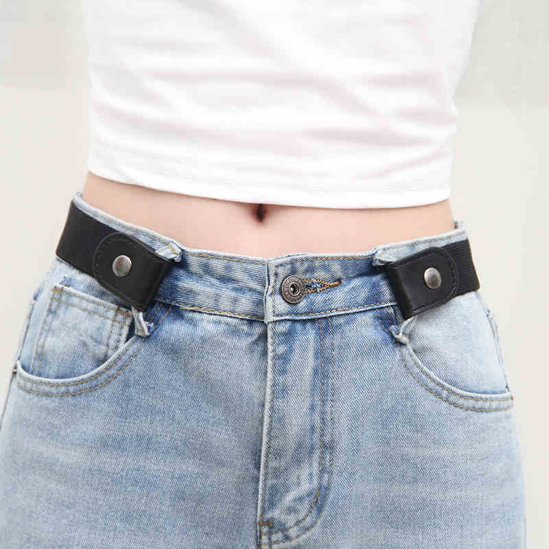 Unsichtbarer Lazy Belt Nahtloser elastischer Hosengürtel