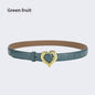 Personalized Love Leather Belt Female Fashion Belt Decoration