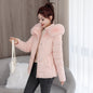 Fur Collar Down Jacket Slimming Coat