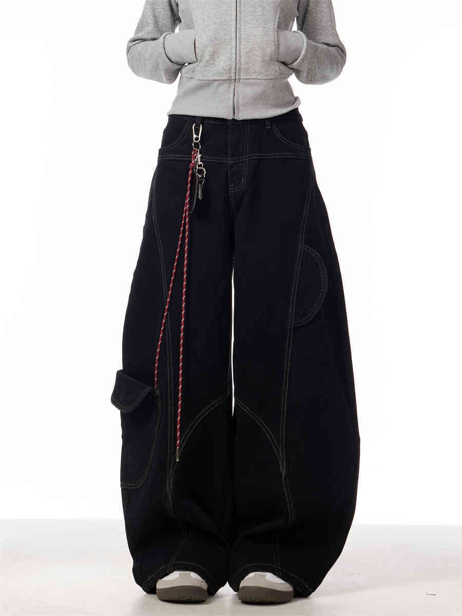 Spring New Loose Draggle-tail Trousers