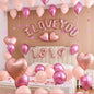 Romantic bedroom balloons