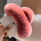 Real Rex Rabbit Hair New Cute Plush Headdress Hair Claw