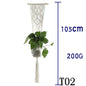 Flower Pot Net Bag Beige Cotton Rope Indoor Plant Hanger Hanging Basket Sling