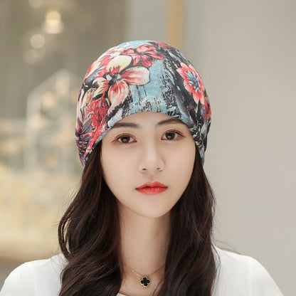 Baotou Silk Scarf Thin Air Conditioning Hat After Chemotherapy