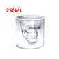 Skull Skull Double Transparent Glass