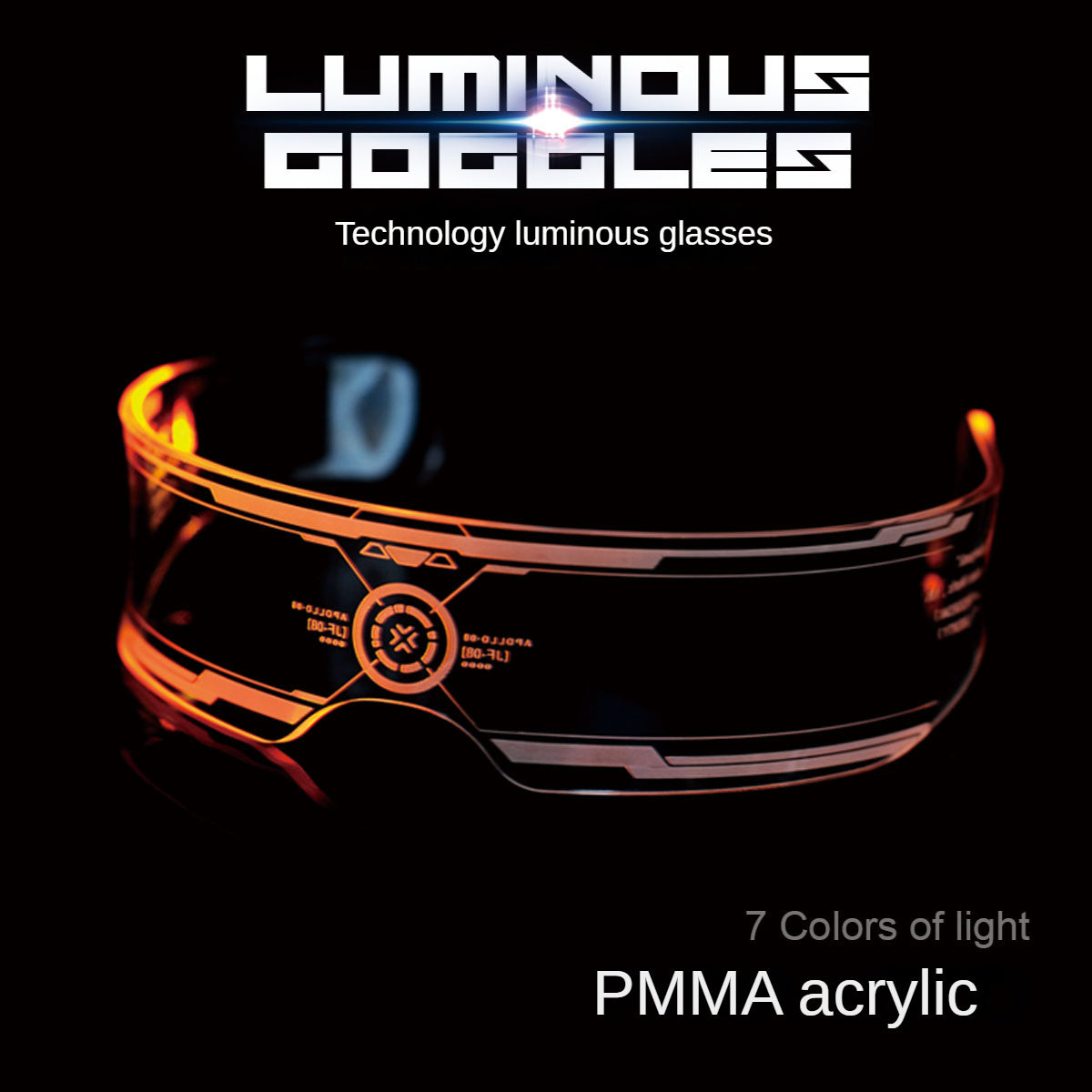 New LED Luminous Glasses Hot Selling Toys