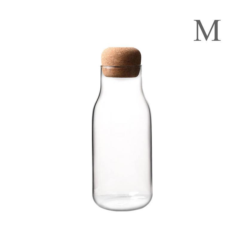 Cork glass bottle