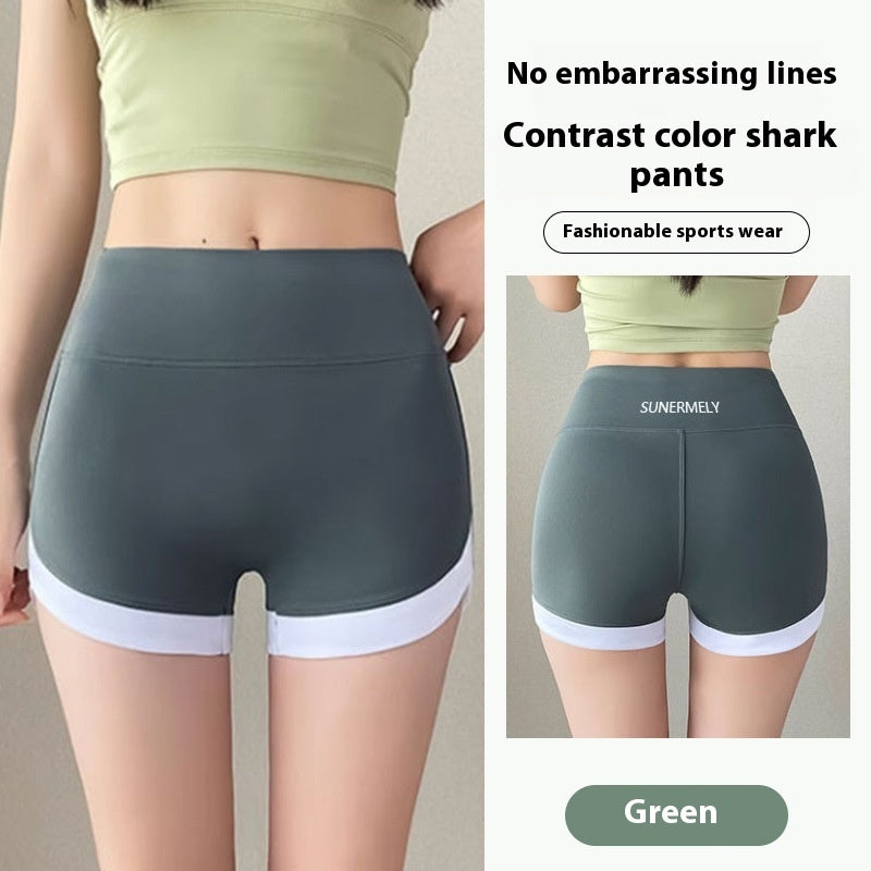 Thin Wear Solid Color Shark Pants