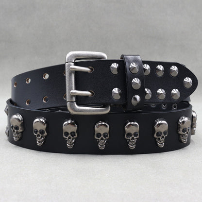 Alloy Skull Original Punk Rivet Belt