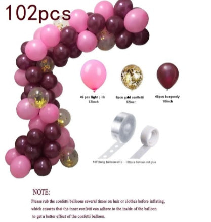 Tender Powder Latex Balloons Balloon Chain Package