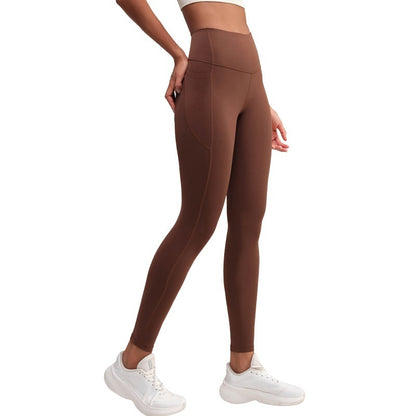 Mittlere Tenacity Sports High Waist Nude Feel Yogahose Damen