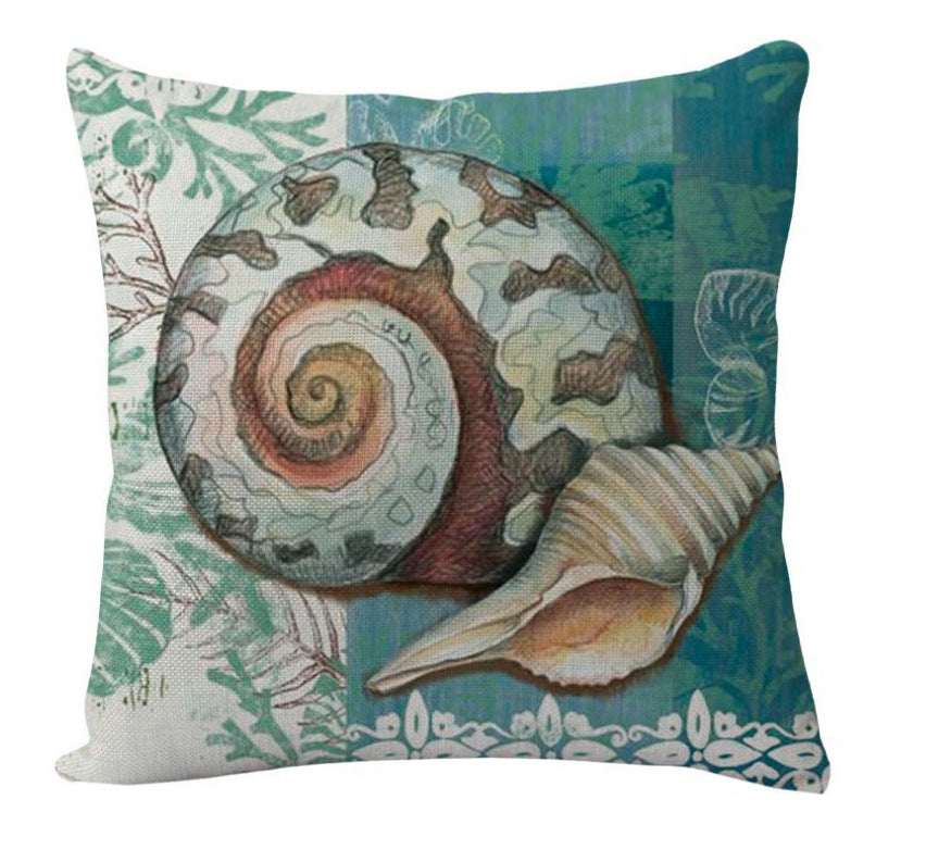 Cushion Covers Sea Turtle Printed Throw Pillow Cases For Home Decor Sofa Chair Seat