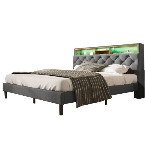 Solid Wood Bed Frame  Size  140cmx200cm