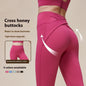 Cross Hip Lifting und Taillenverschlankung Upgrade High Waist Peach Sports Yoga Pants